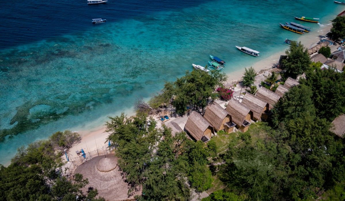Hotel Karma Reef Gili Trawangan Exterior foto